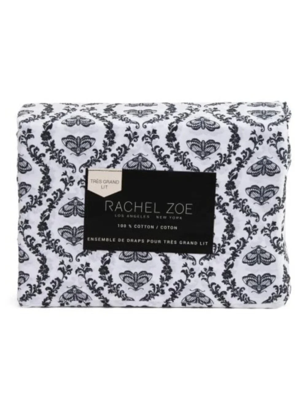 RACHEL ZOE Moth Damask Sheet Set